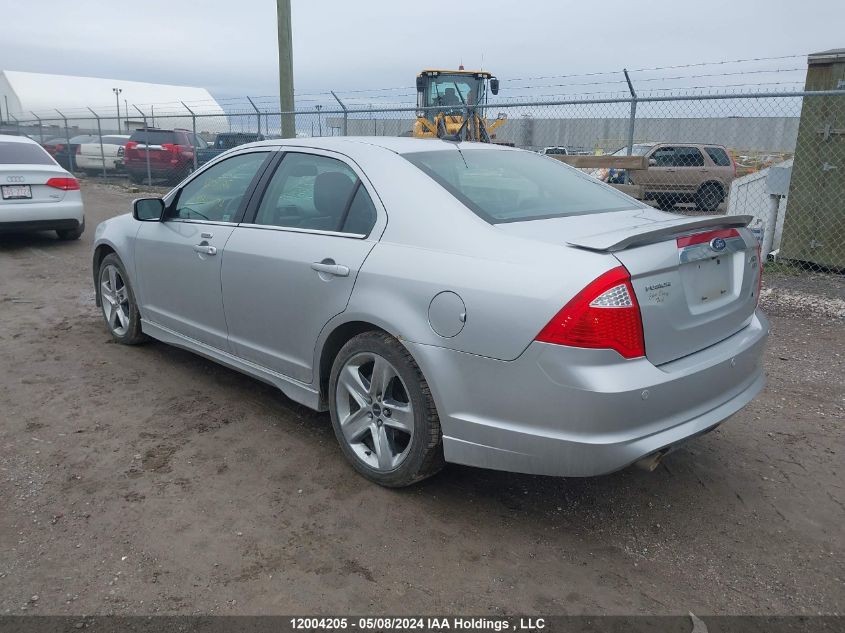 2010 Ford Fusion Sport VIN: 3FAHP0DC7AR374938 Lot: 12004205