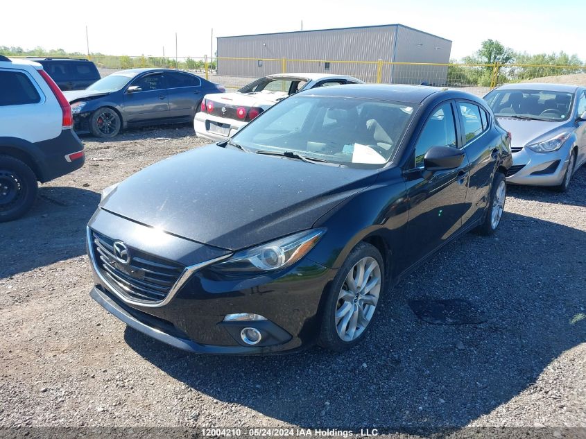 2014 Mazda Mazda3 VIN: JM1BM1M33E1200203 Lot: 12004210