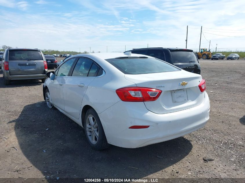 2016 Chevrolet Cruze Lt VIN: 3G1BE5SMXGS599315 Lot: 12004258