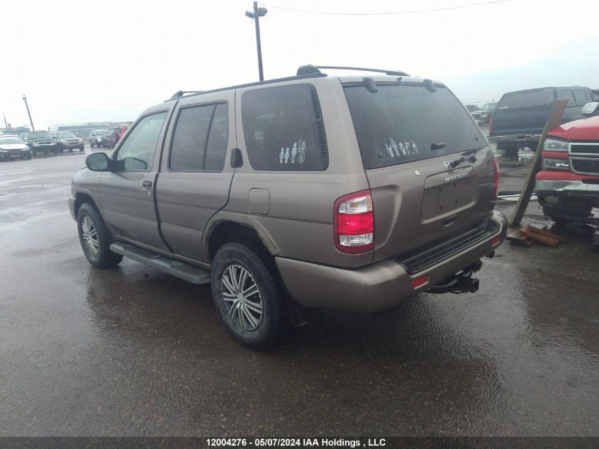 2002 Nissan Pathfinder Le/Se VIN: JN8DR09Y02W732469 Lot: 12004276