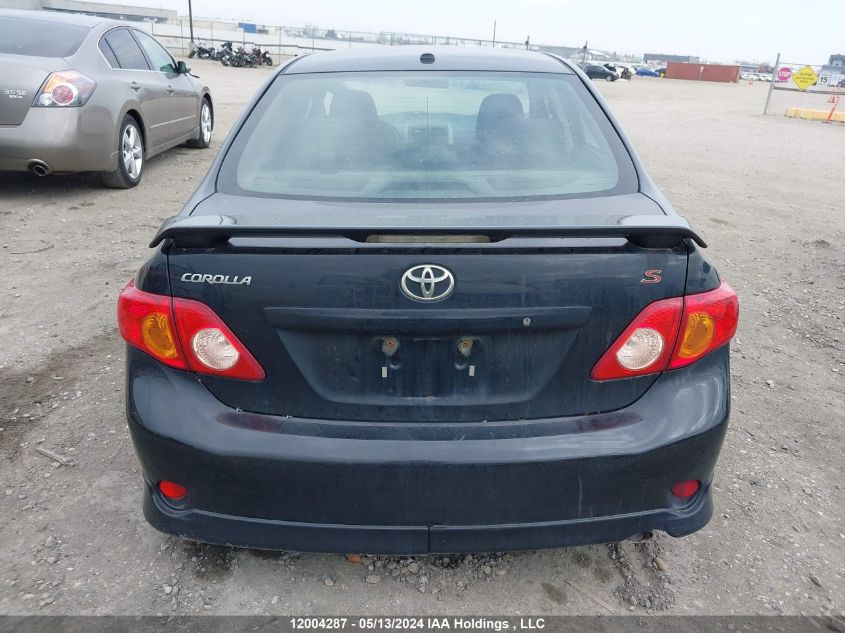 2009 Toyota Corolla S/Le/Xle VIN: 2T1BU40E59C095691 Lot: 12004287