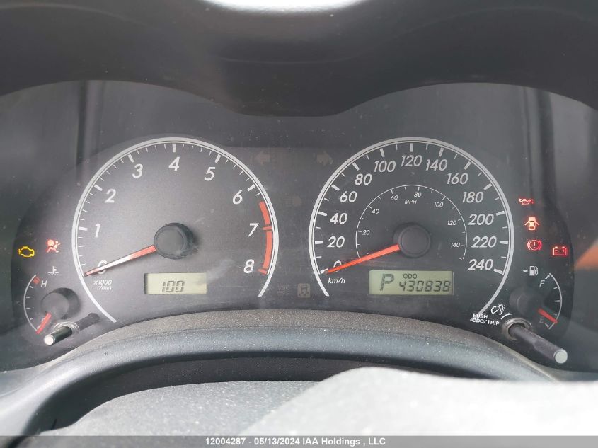 2009 Toyota Corolla S/Le/Xle VIN: 2T1BU40E59C095691 Lot: 12004287