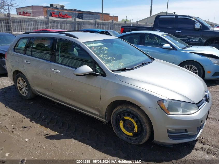 2015 Volkswagen Golf Tdi VIN: 3VWCA7AU5FM501425 Lot: 12004288