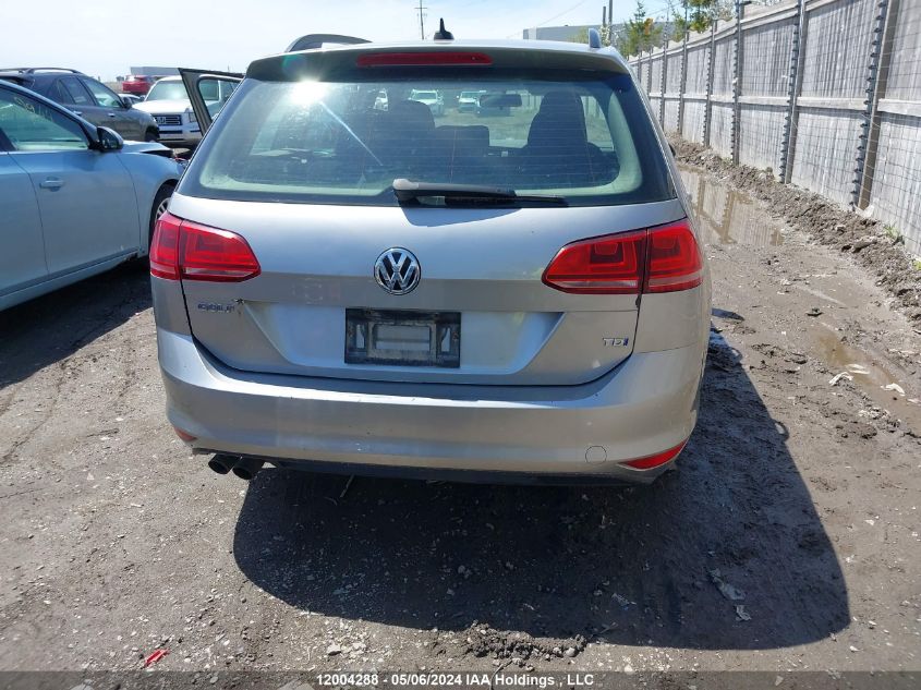 2015 Volkswagen Golf Tdi VIN: 3VWCA7AU5FM501425 Lot: 12004288