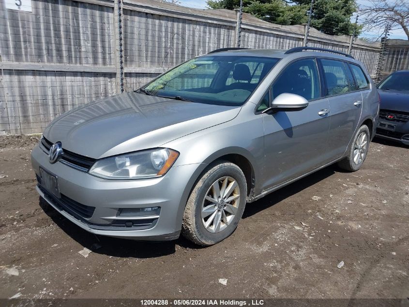 2015 Volkswagen Golf Tdi VIN: 3VWCA7AU5FM501425 Lot: 12004288