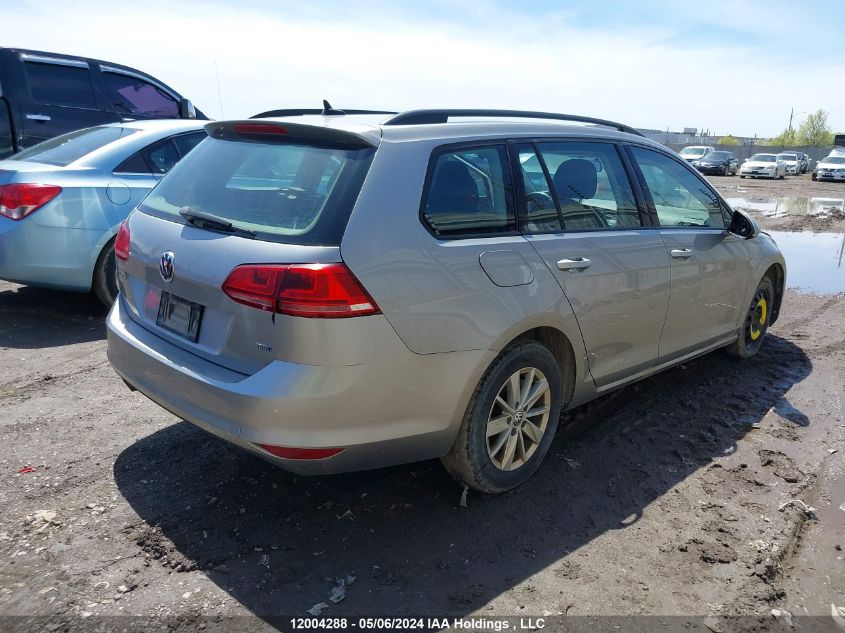 2015 Volkswagen Golf Tdi VIN: 3VWCA7AU5FM501425 Lot: 12004288