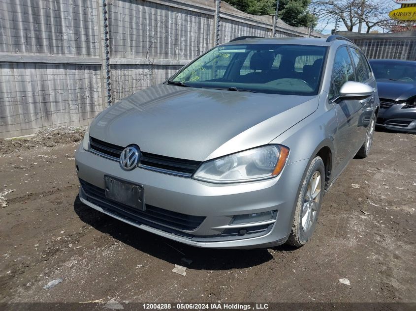 2015 Volkswagen Golf Tdi VIN: 3VWCA7AU5FM501425 Lot: 12004288