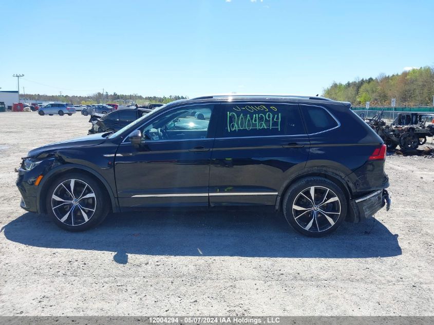 2022 Volkswagen Tiguan Sel R-Line VIN: 3VV4B7AXXNM011030 Lot: 12004294