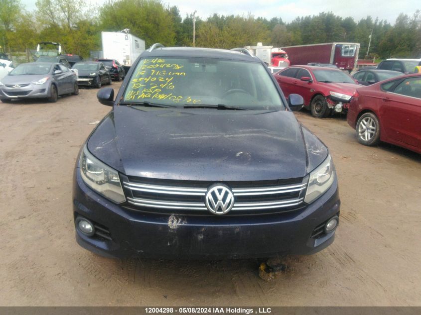 2015 Volkswagen Tiguan 2.0 Tsi VIN: WVGJV7AX4FW554024 Lot: 12004298