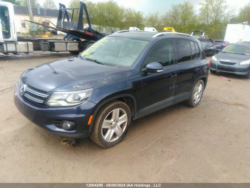 2015 Volkswagen Tiguan 2.0 Tsi VIN: WVGJV7AX4FW554024 Lot: 12004298