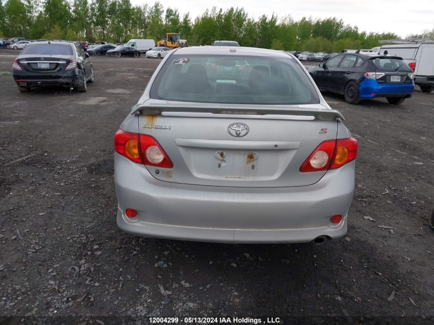 2009 Toyota Corolla S/Le/Xle VIN: 2T1BU40E49C102825 Lot: 12004299