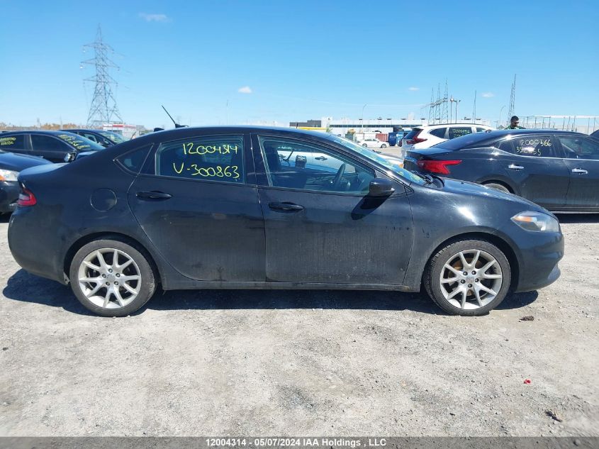 2013 Dodge Dart VIN: 1C3CDFBA2DD300863 Lot: 12004314