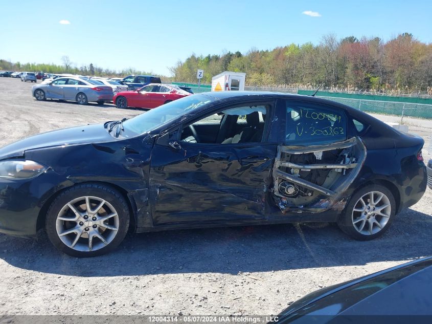 2013 Dodge Dart VIN: 1C3CDFBA2DD300863 Lot: 12004314