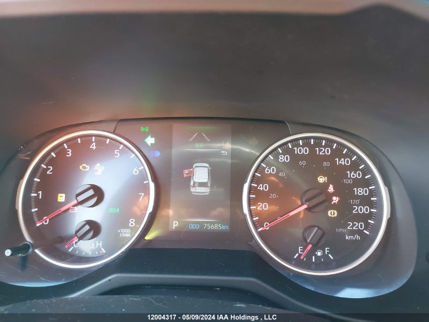 2019 Toyota Rav4 VIN: 2T3B1RFV4KW055921 Lot: 12004317