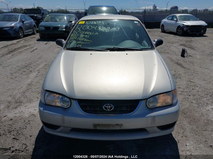 2002 Toyota Corolla Ce/Le/S VIN: 2T1BR12E62C859891 Lot: 12004328