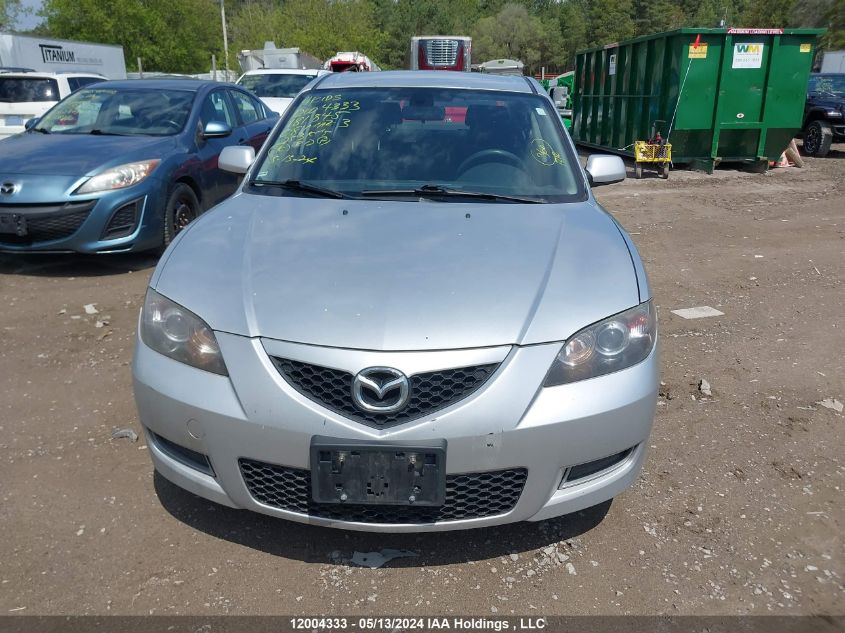 2008 Mazda Mazda3 VIN: JM1BK32F881181845 Lot: 12004333