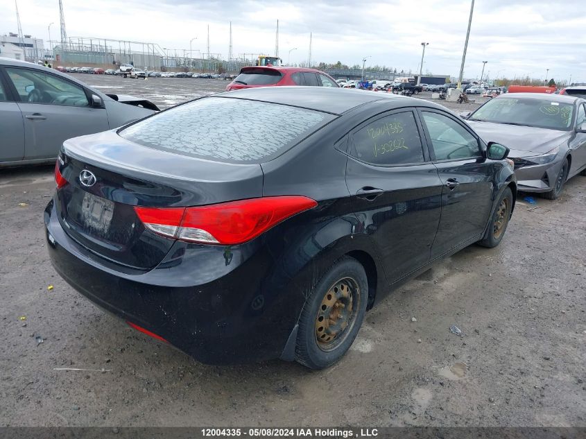 2013 Hyundai Elantra L VIN: 5NPDH4AE2DH302622 Lot: 12004335