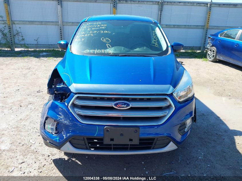 2017 Ford Escape Se VIN: 1FMCU0GD2HUE81380 Lot: 12004338