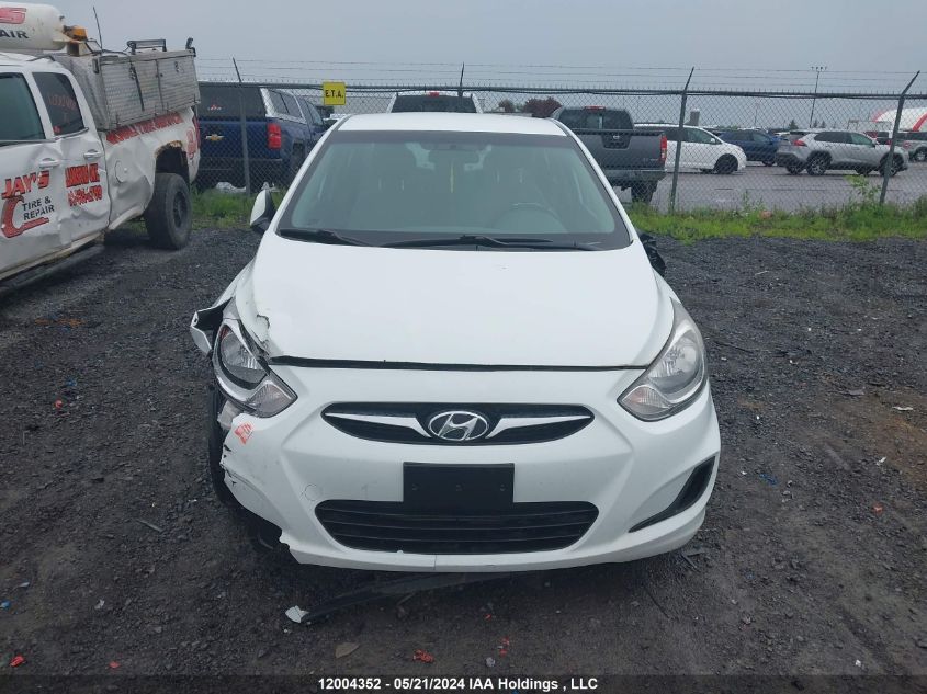 2012 Hyundai Accent Gls/Gs VIN: KMHCT4AEXCU054128 Lot: 12004352