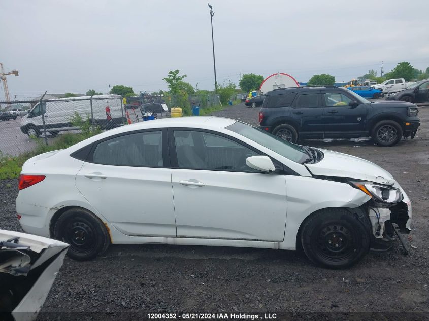 2012 Hyundai Accent Gls/Gs VIN: KMHCT4AEXCU054128 Lot: 12004352