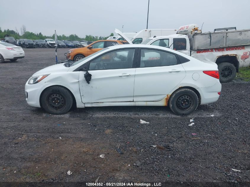 2012 Hyundai Accent Gls/Gs VIN: KMHCT4AEXCU054128 Lot: 12004352