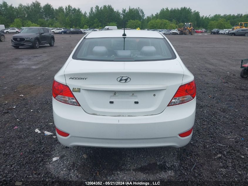 2012 Hyundai Accent Gls/Gs VIN: KMHCT4AEXCU054128 Lot: 12004352