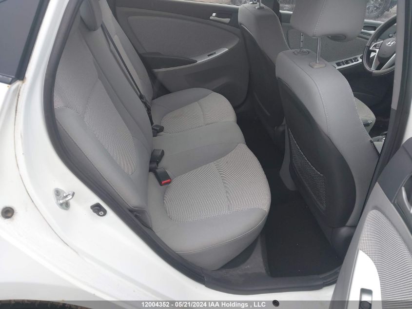 2012 Hyundai Accent Gls/Gs VIN: KMHCT4AEXCU054128 Lot: 12004352