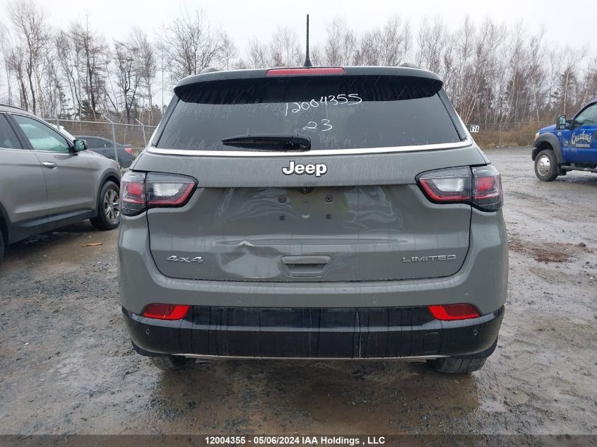 2023 Jeep Compass Limited VIN: 3C4NJDCNXPT522441 Lot: 12004355