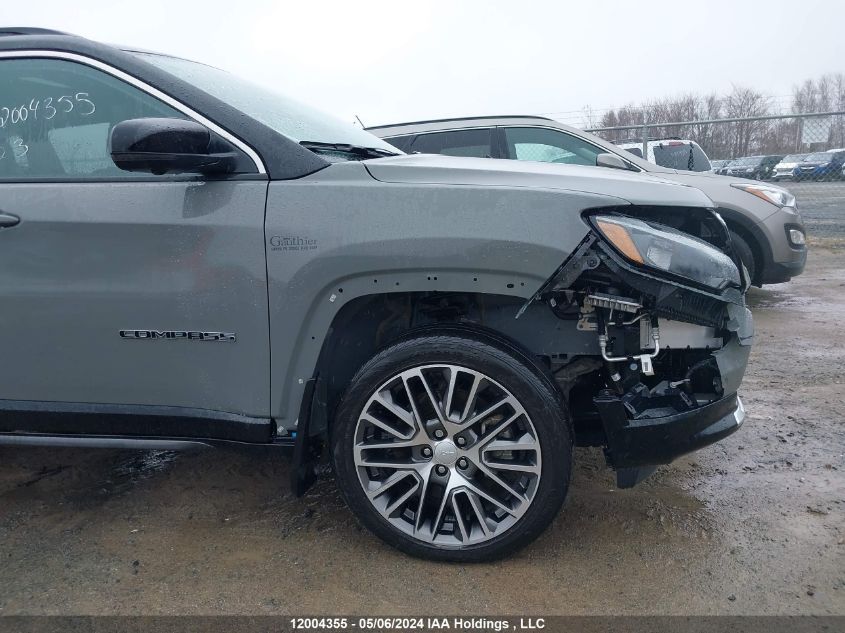 2023 Jeep Compass Limited VIN: 3C4NJDCNXPT522441 Lot: 12004355