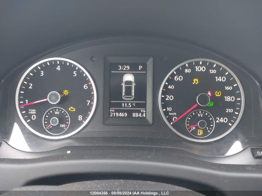 2014 Volkswagen Tiguan VIN: WVGJV3AX5EW567324 Lot: 12004356