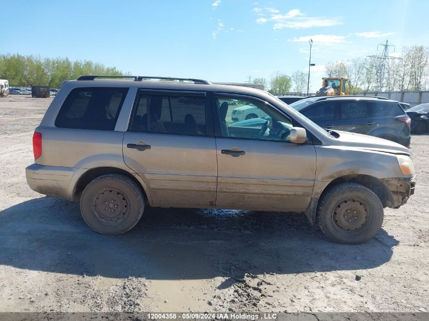 2005 Honda Pilot VIN: 2HKYF18555H000755 Lot: 12004358