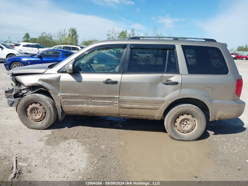 2005 Honda Pilot VIN: 2HKYF18555H000755 Lot: 12004358