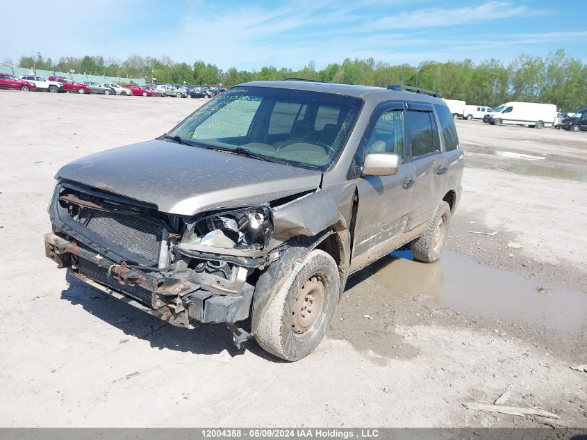 2005 Honda Pilot VIN: 2HKYF18555H000755 Lot: 12004358