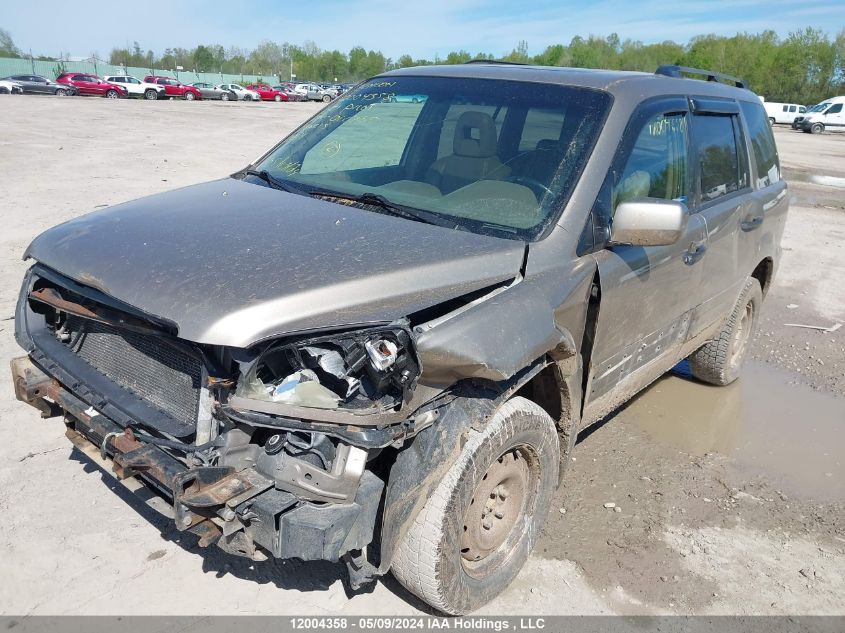 2005 Honda Pilot VIN: 2HKYF18555H000755 Lot: 12004358