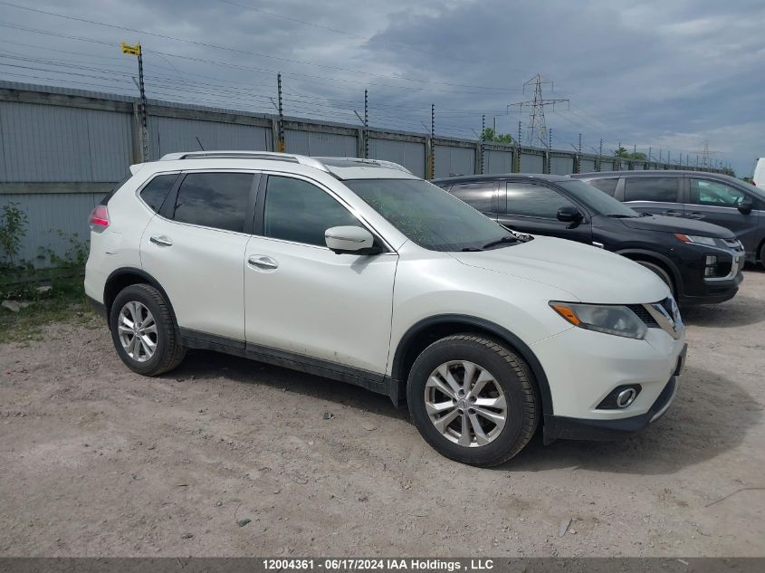 2015 Nissan Rogue VIN: 5N1AT2MM2FC824847 Lot: 12004361