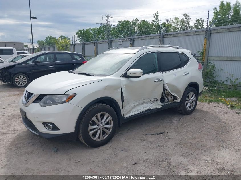 2015 Nissan Rogue VIN: 5N1AT2MM2FC824847 Lot: 12004361