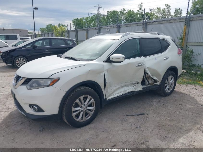 2015 Nissan Rogue VIN: 5N1AT2MM2FC824847 Lot: 12004361