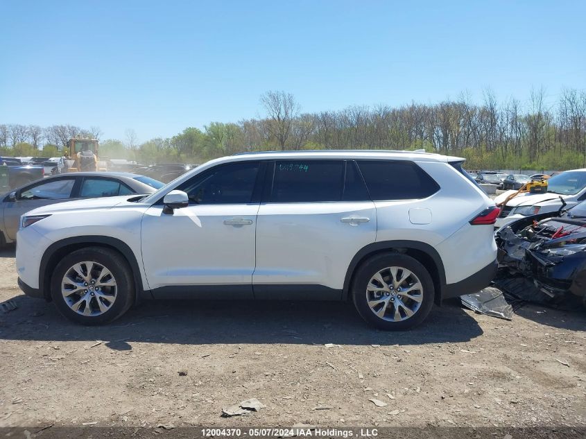 2024 Toyota Grand Highlander Limited/Xle VIN: 5TDAAAB56RS019744 Lot: 12004370