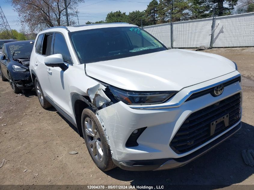 2024 Toyota Grand Highlander Limited/Xle VIN: 5TDAAAB56RS019744 Lot: 12004370