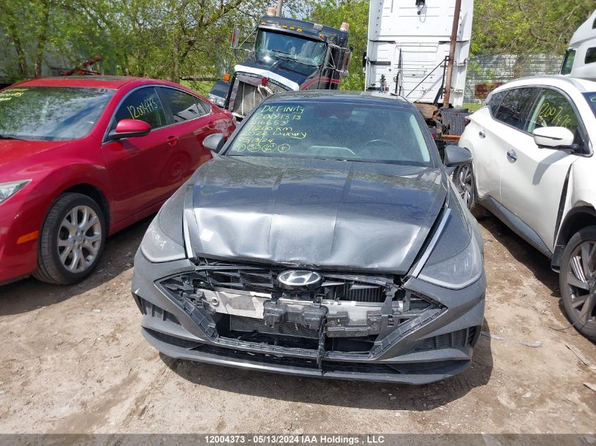 2022 Hyundai Sonata Luxury VIN: KMHL64J25NA216653 Lot: 12004373