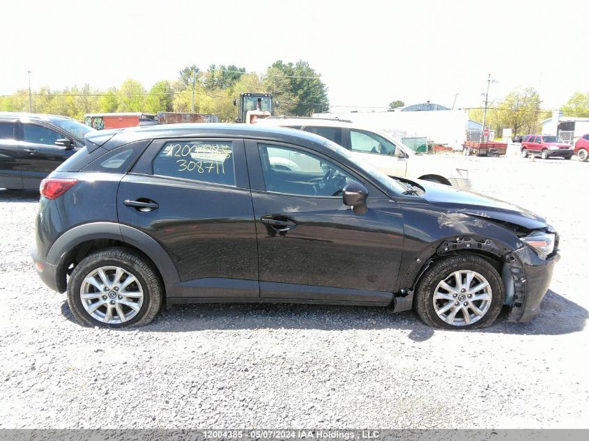 2018 Mazda Cx-3 Touring VIN: JM1DKDC78J0308711 Lot: 12004385