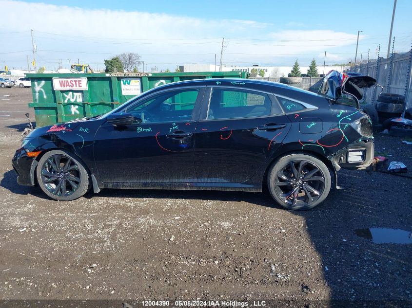 2020 Honda Civic Sedan VIN: 2HGFC2F86LH028882 Lot: 12004390