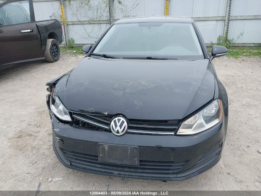 2016 Volkswagen Golf VIN: 3VW217AU5GM054298 Lot: 12004403