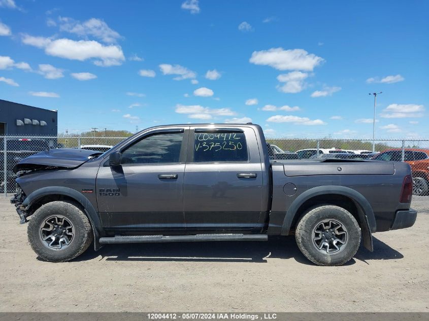 2016 Ram 1500 Rebel VIN: 1C6RR7YT7GS375250 Lot: 12004412