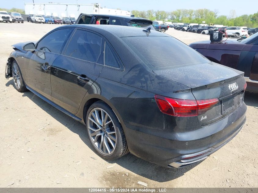 2021 Audi A4 VIN: WAUEAAF42MA035980 Lot: 12004415