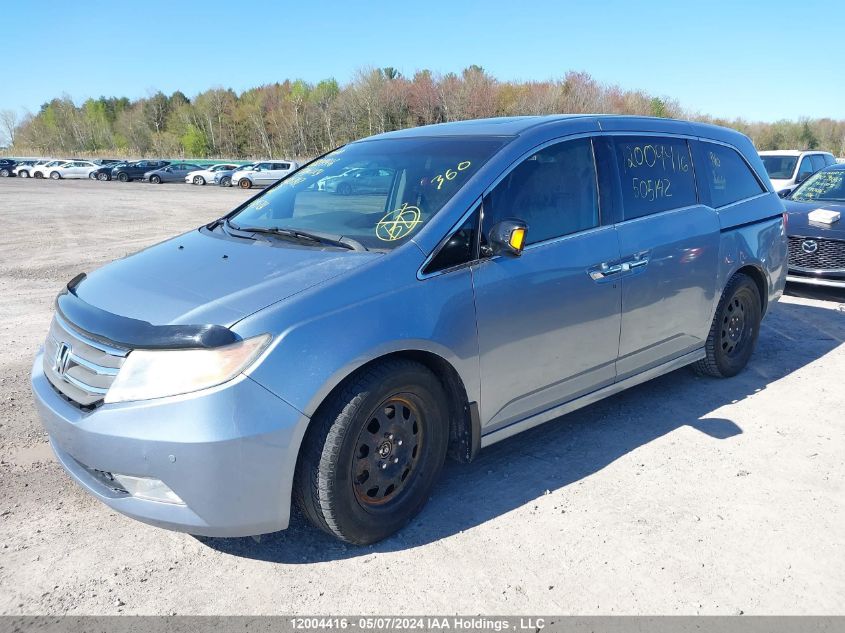 2011 Honda Odyssey VIN: 5FNRL5H98BB505142 Lot: 12004416