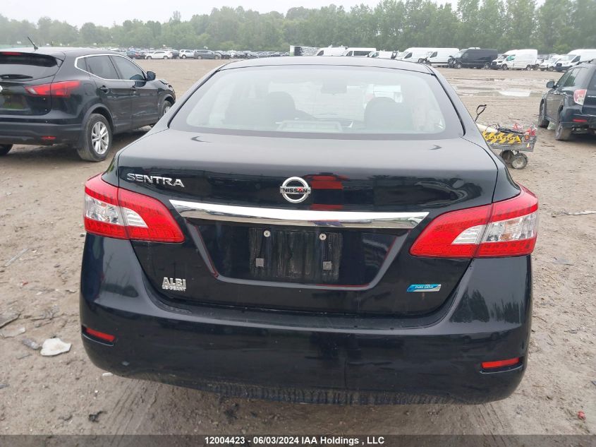 2015 Nissan Sentra VIN: 3N1AB7AP4FL655540 Lot: 12004423