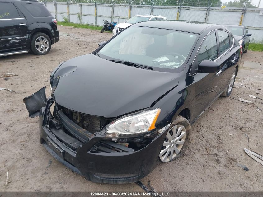 2015 Nissan Sentra VIN: 3N1AB7AP4FL655540 Lot: 12004423