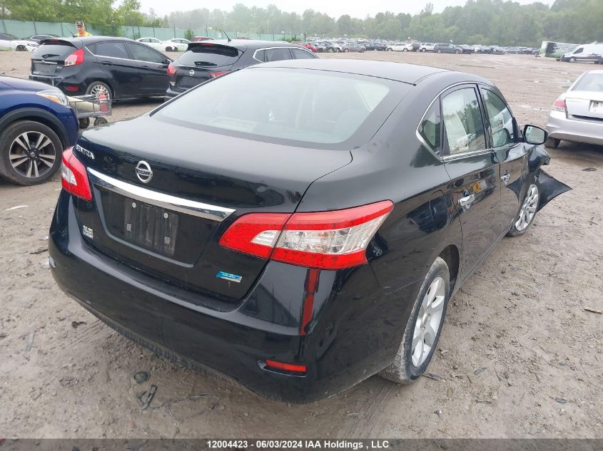 2015 Nissan Sentra VIN: 3N1AB7AP4FL655540 Lot: 12004423