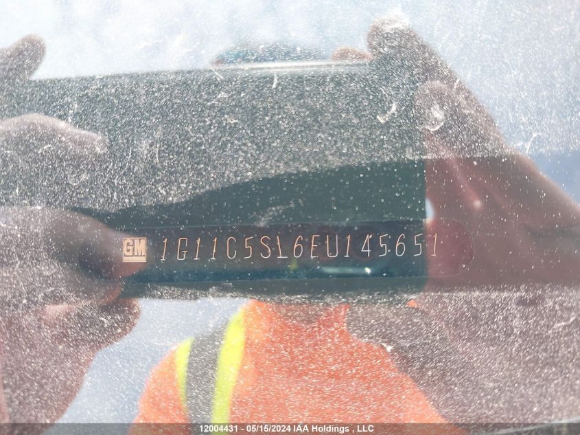 2014 Chevrolet Malibu VIN: 1G11C5SL6EU145651 Lot: 12004431